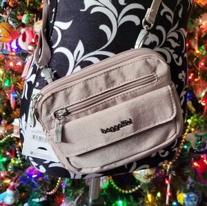 NWT Baggallini Modern Everywhere Mini Blush Rose Pink Cross-Body Purse Handbag